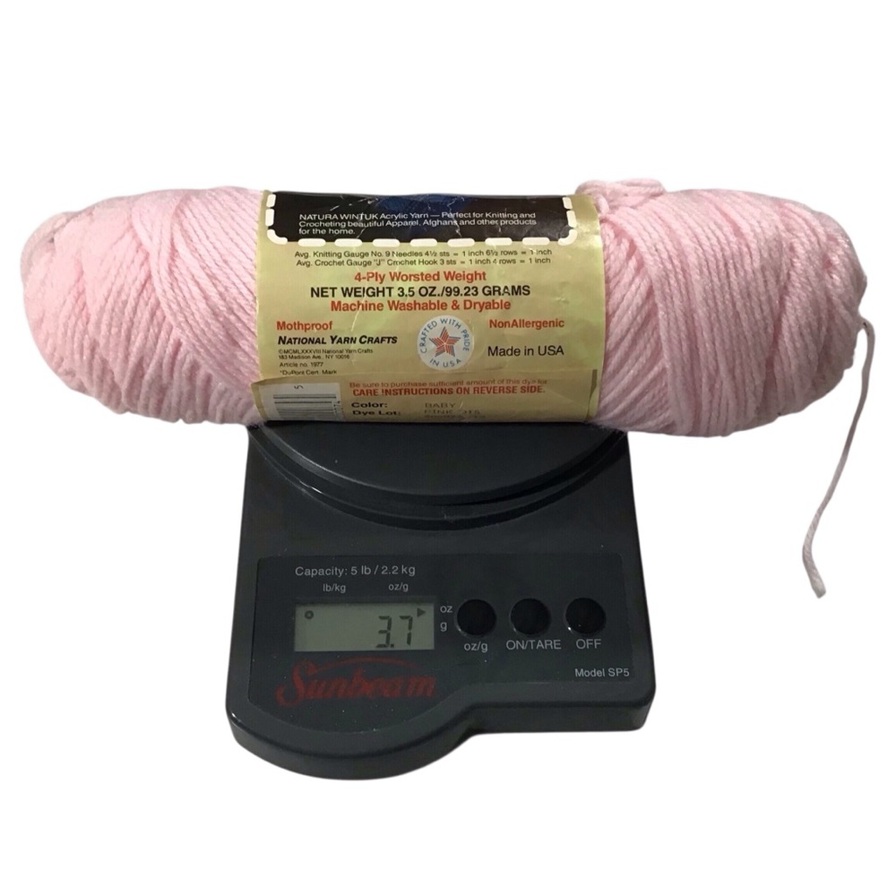 Yarn Bundle Caron Red Heart Wintuk Knitting Crochet White Pink Lily - Picture 12 of 14